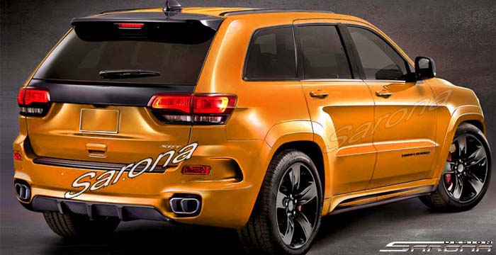 Custom Jeep Grand Cherokee  SUV/SAV/Crossover Rear Bumper (2011 - 2019) - $750.00 (Part #JP-006-RB)
